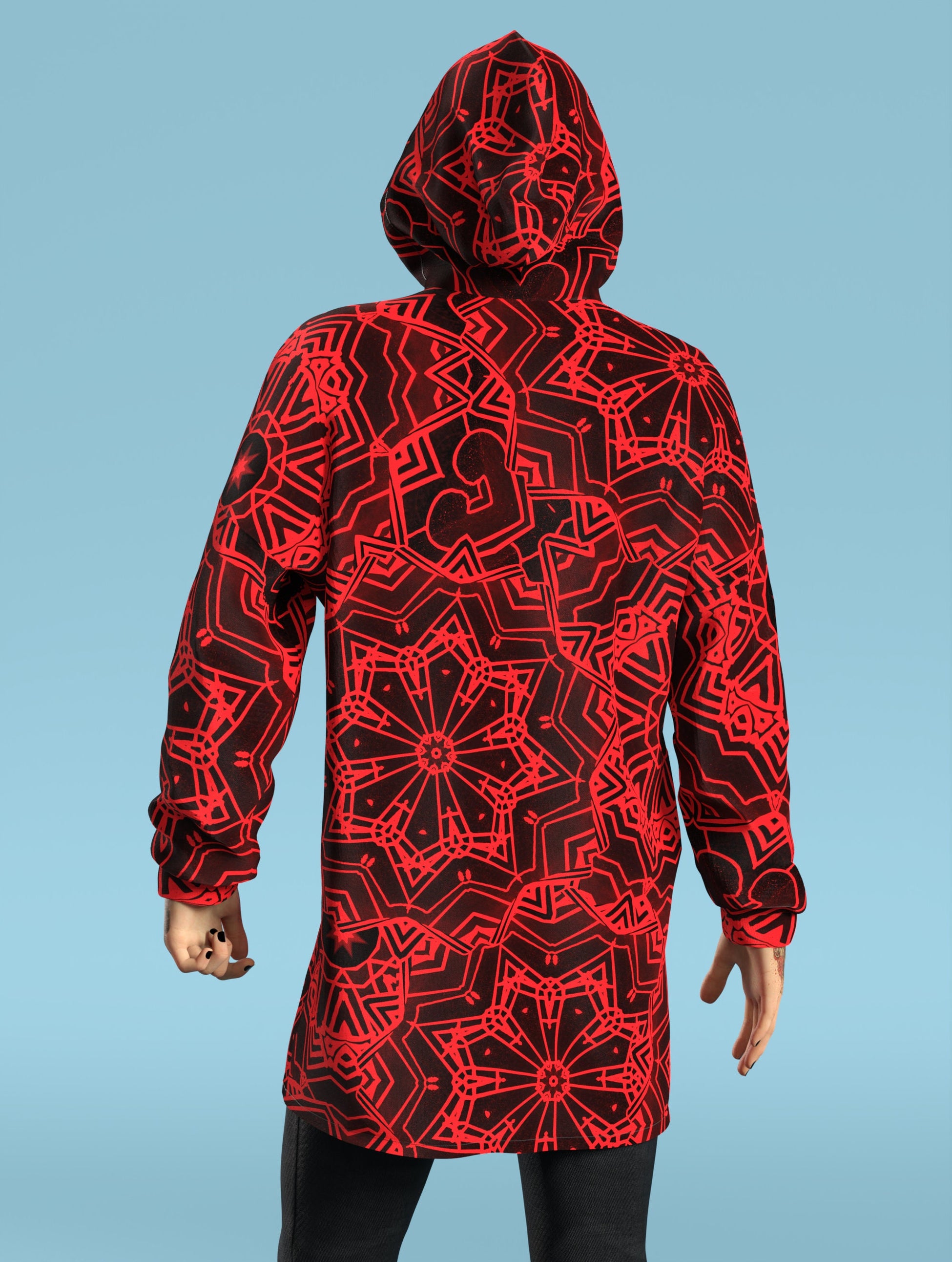 Crystalflake Red Male Zippy Hoodie 2