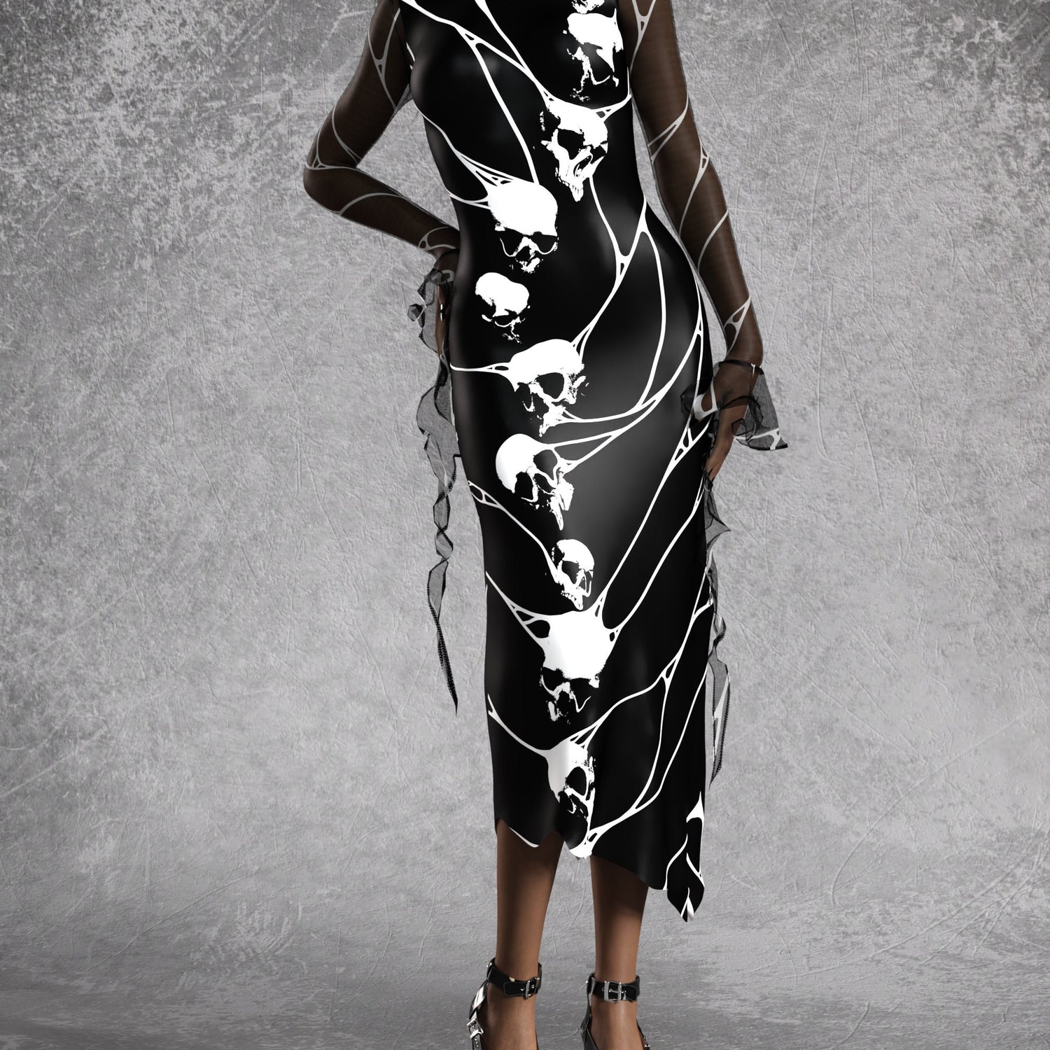 Amnesia Pencil Dress Black