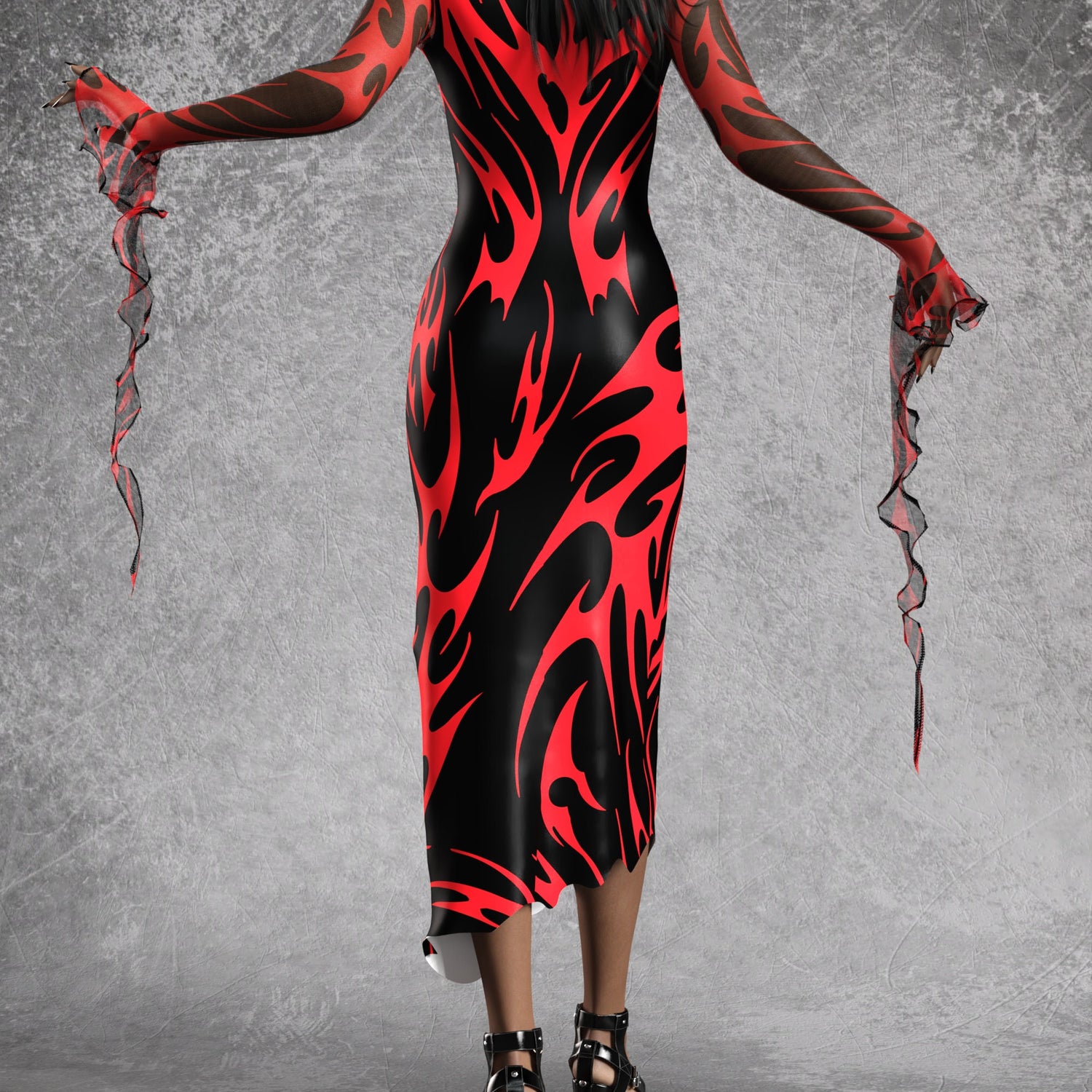 Saturnia Blood Pencil Dress Club