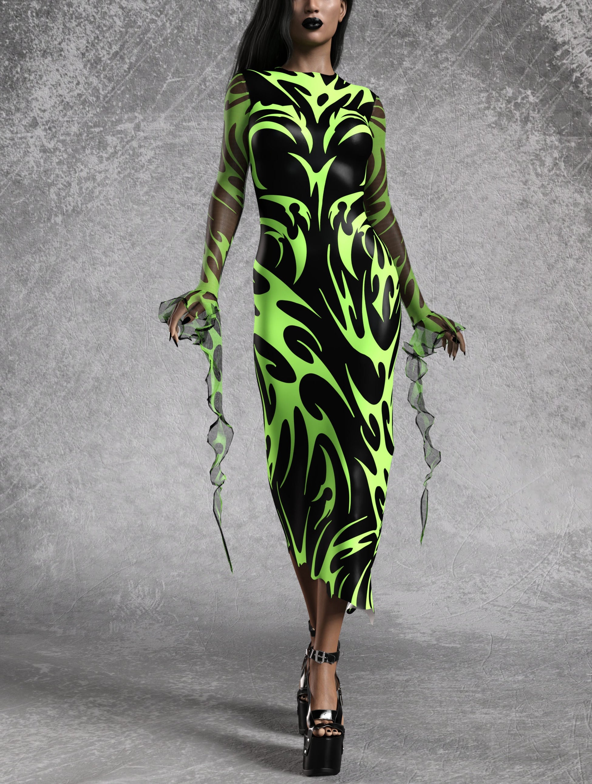 Saturnia Toxic Pencil Dress 2