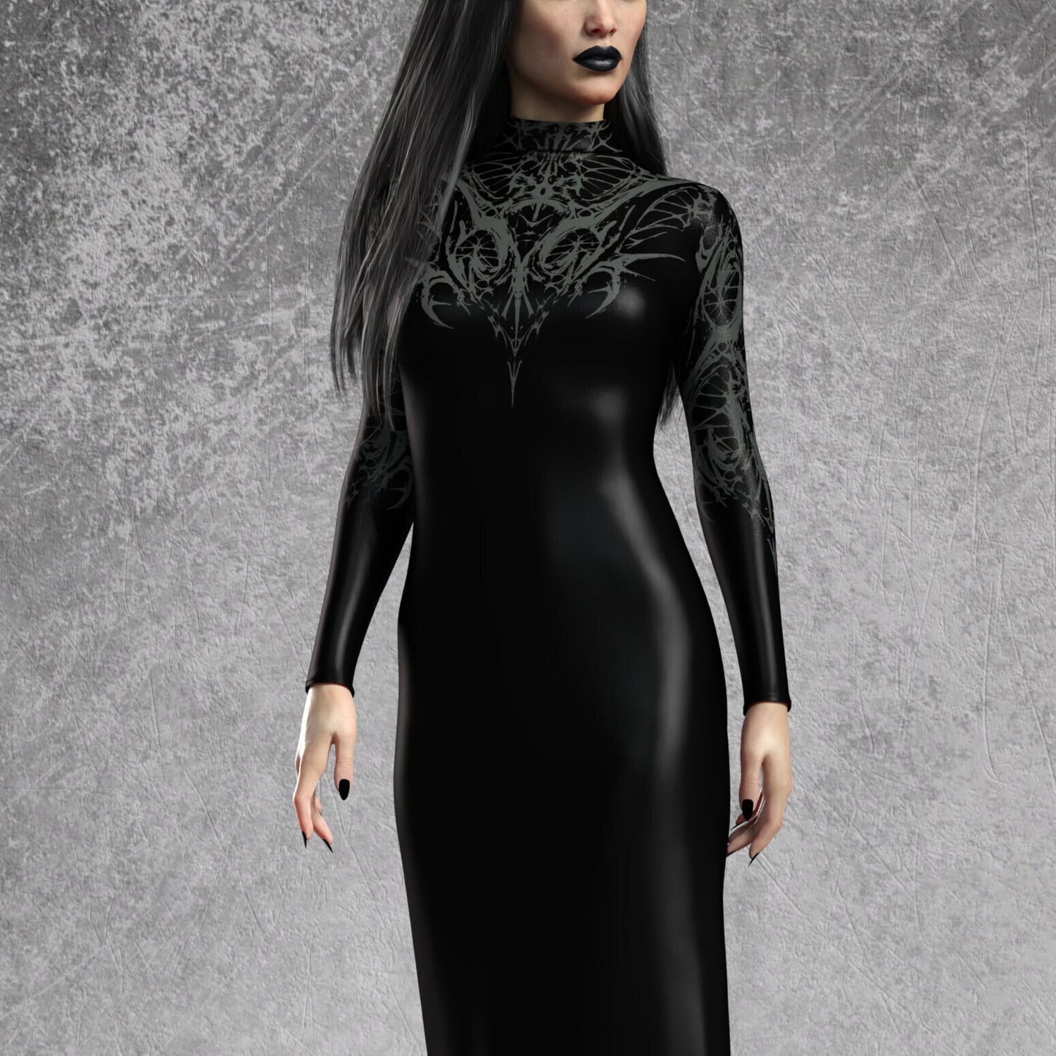 Obscuria Classic Sleeved Dress