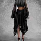 Just Black Layered Skirt