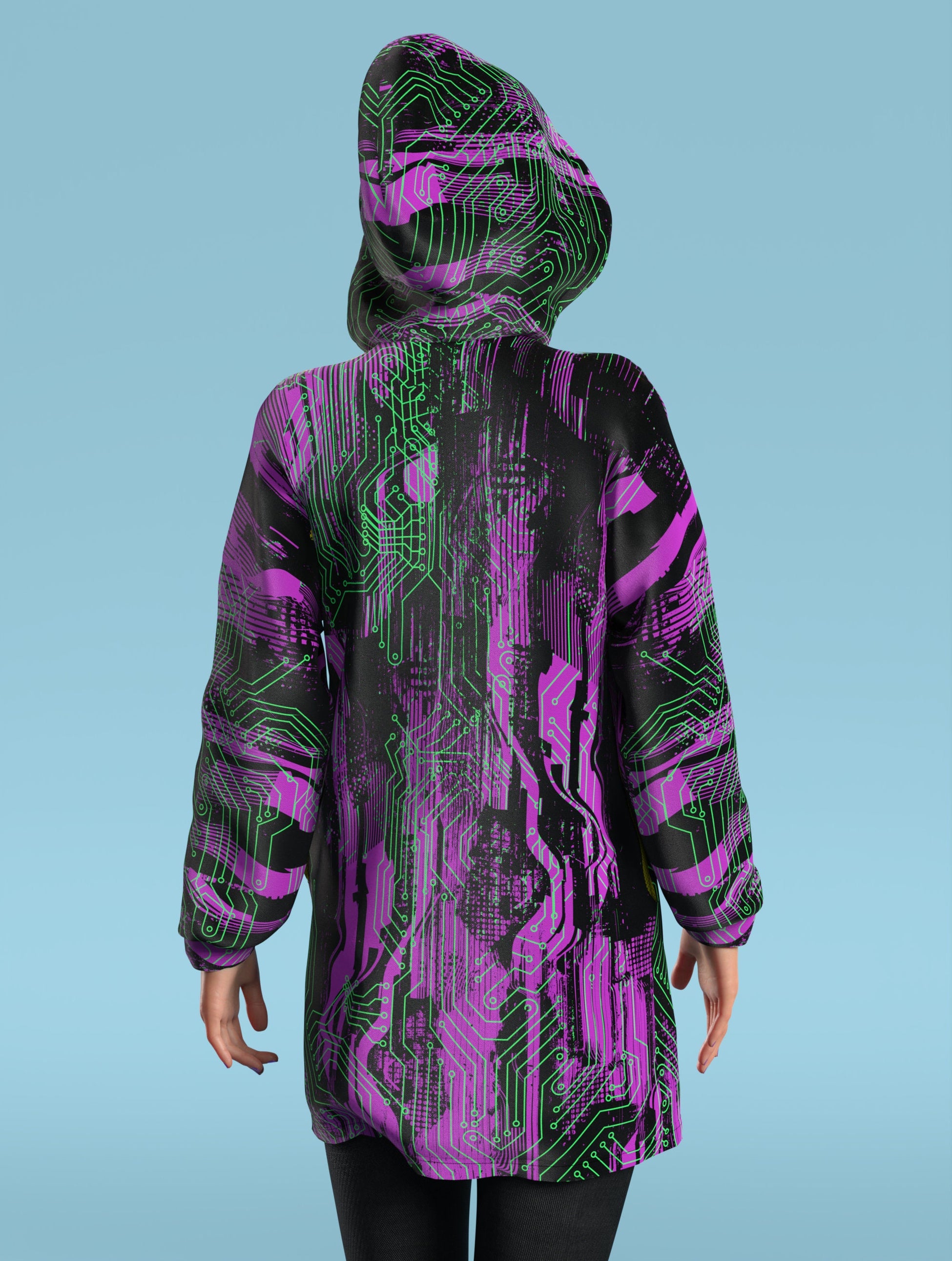 Frost Byte Pink Zippy Hoodie 2