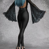 Haunted Forest Mesh Bare Back Leotard