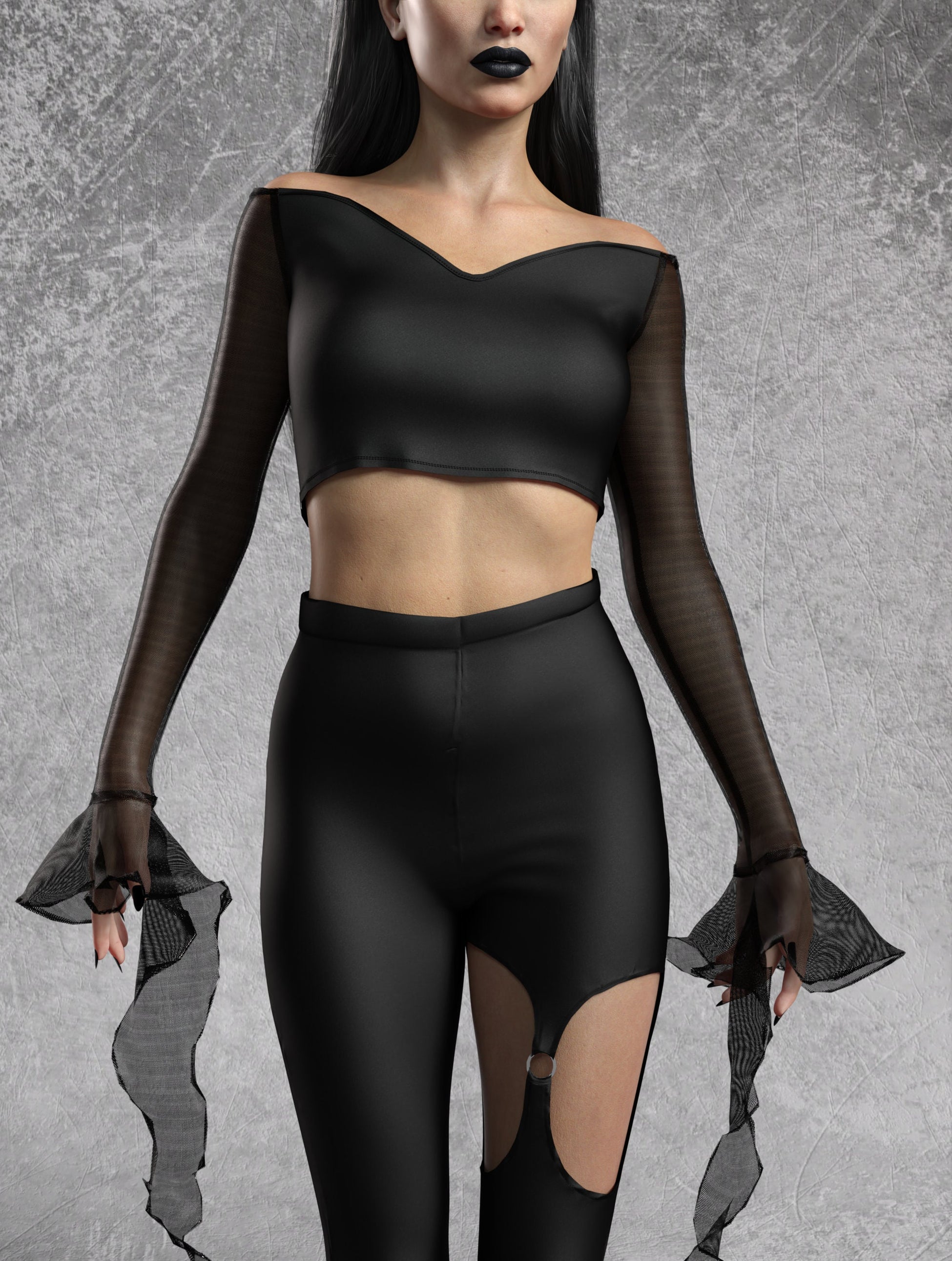 Just Black Trumpette Leggings Set 1
