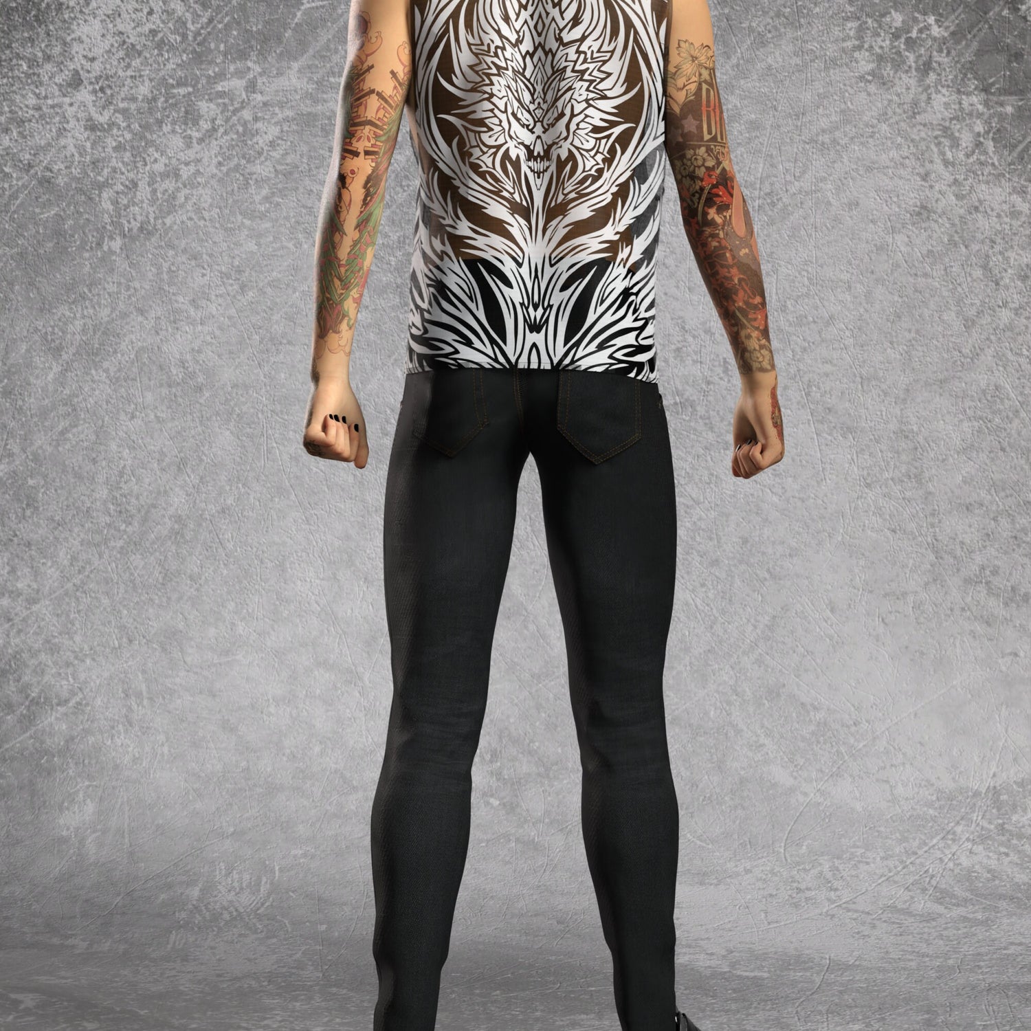 Predator Mesh Male Muscle Top Club