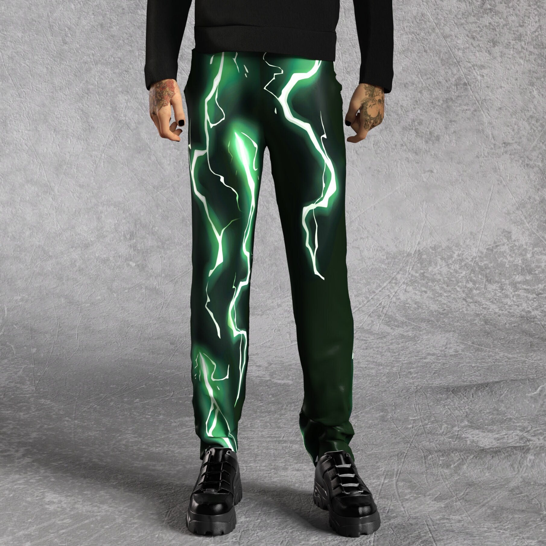 Bolted Male Regular Pants 1