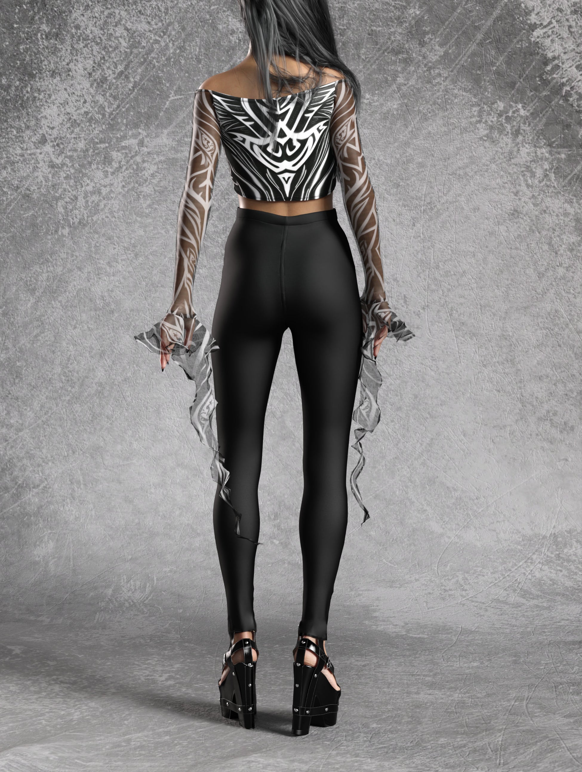 Solar Oblivion Trumpette Leggings Set 2