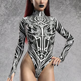 Solar Oblivion Back Zip Leotard