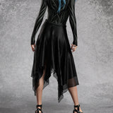 Winged Sadness Back Zip Leotard