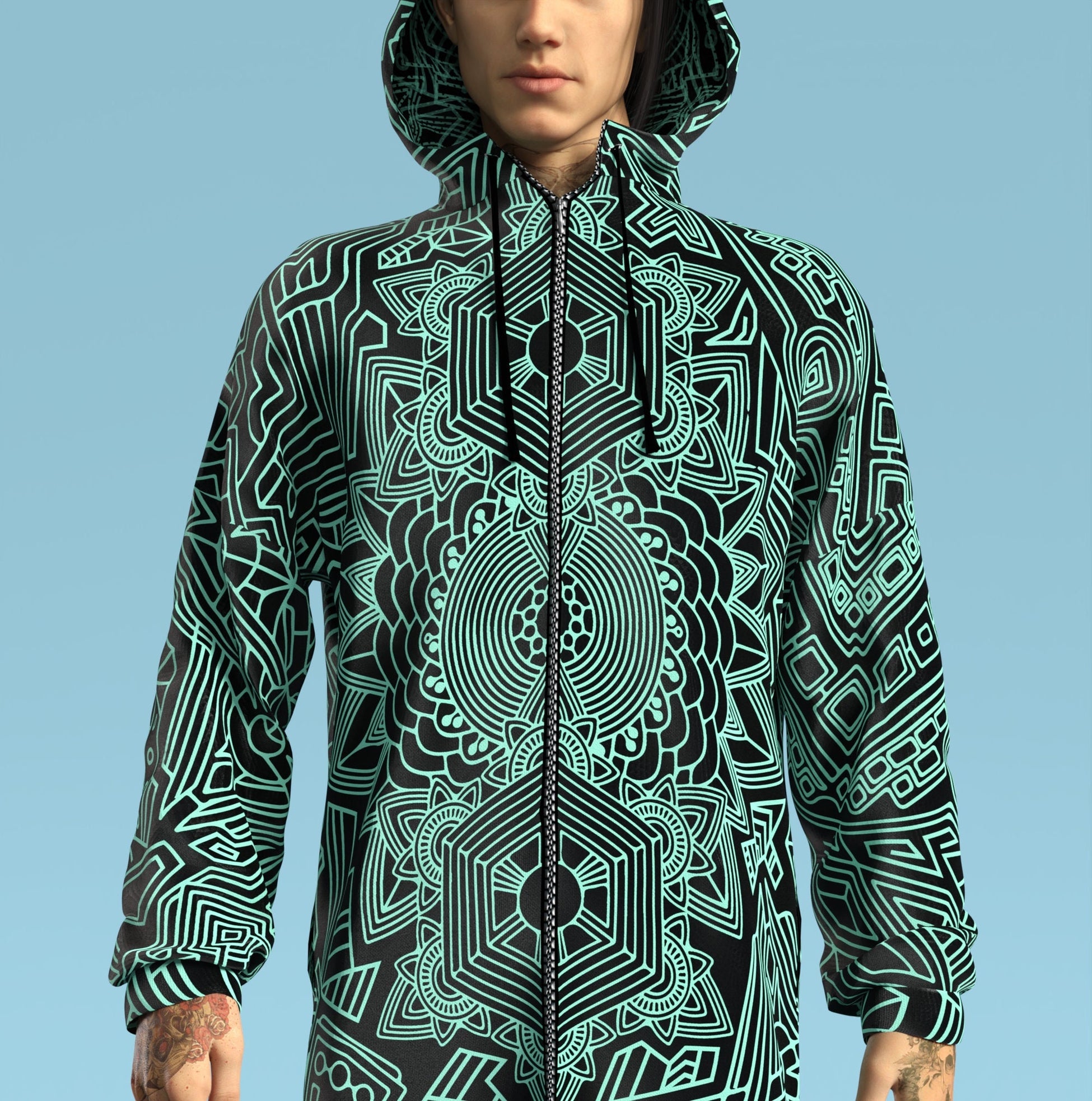 Beyond Lucid Male Zippy Hoodie 1