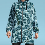 Crystalflake Blue Zippy Hoodie
