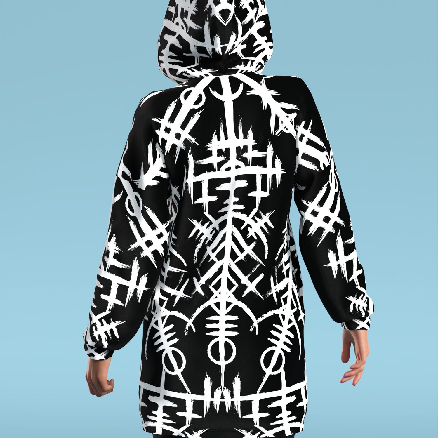 Varga Zippy Hoodie Black, White