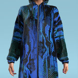 Frost Byte Blue Zippy Hoodie