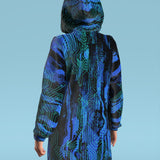 Frost Byte Blue Zippy Hoodie