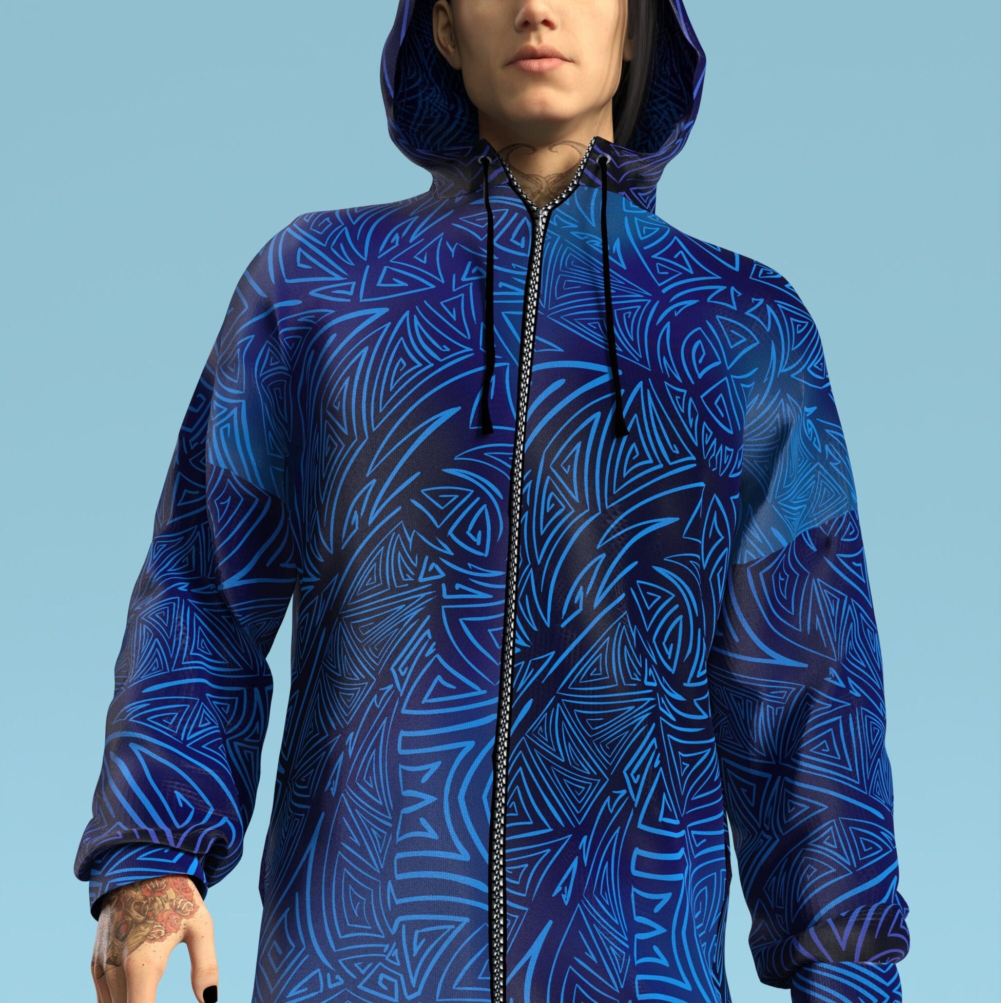 Virago Male Zippy Hoodie 1