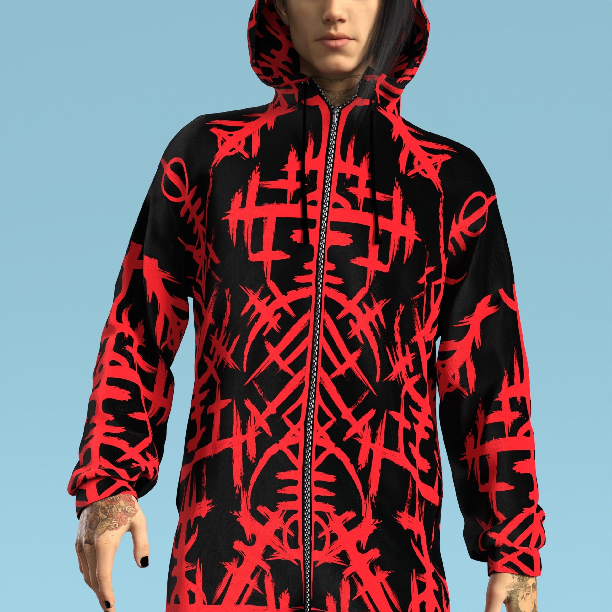 Varga Blood Male Zippy Hoodie 1