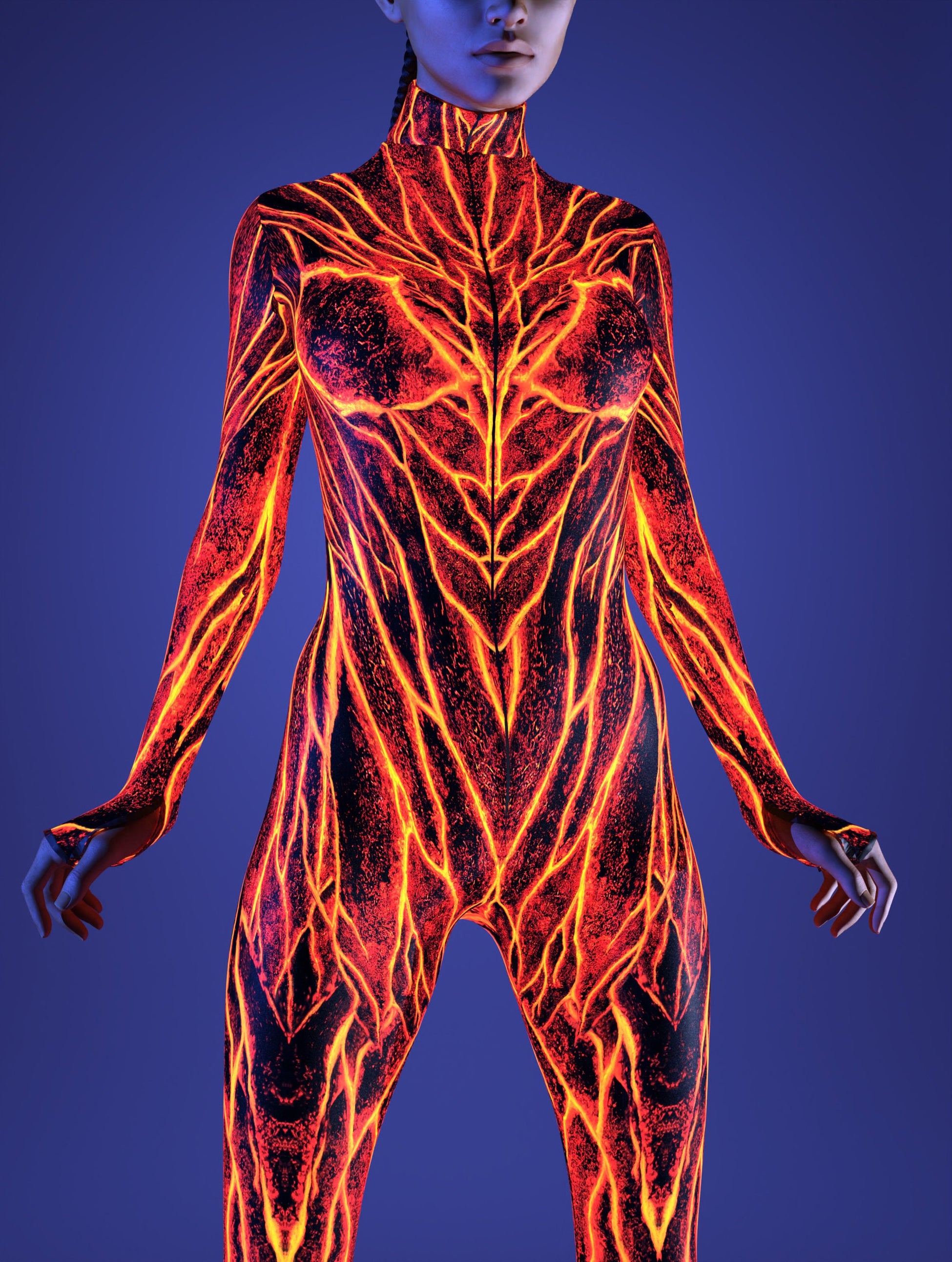 Lava Burst Costume 1