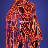 Lava Burst Mesh Rave Wings