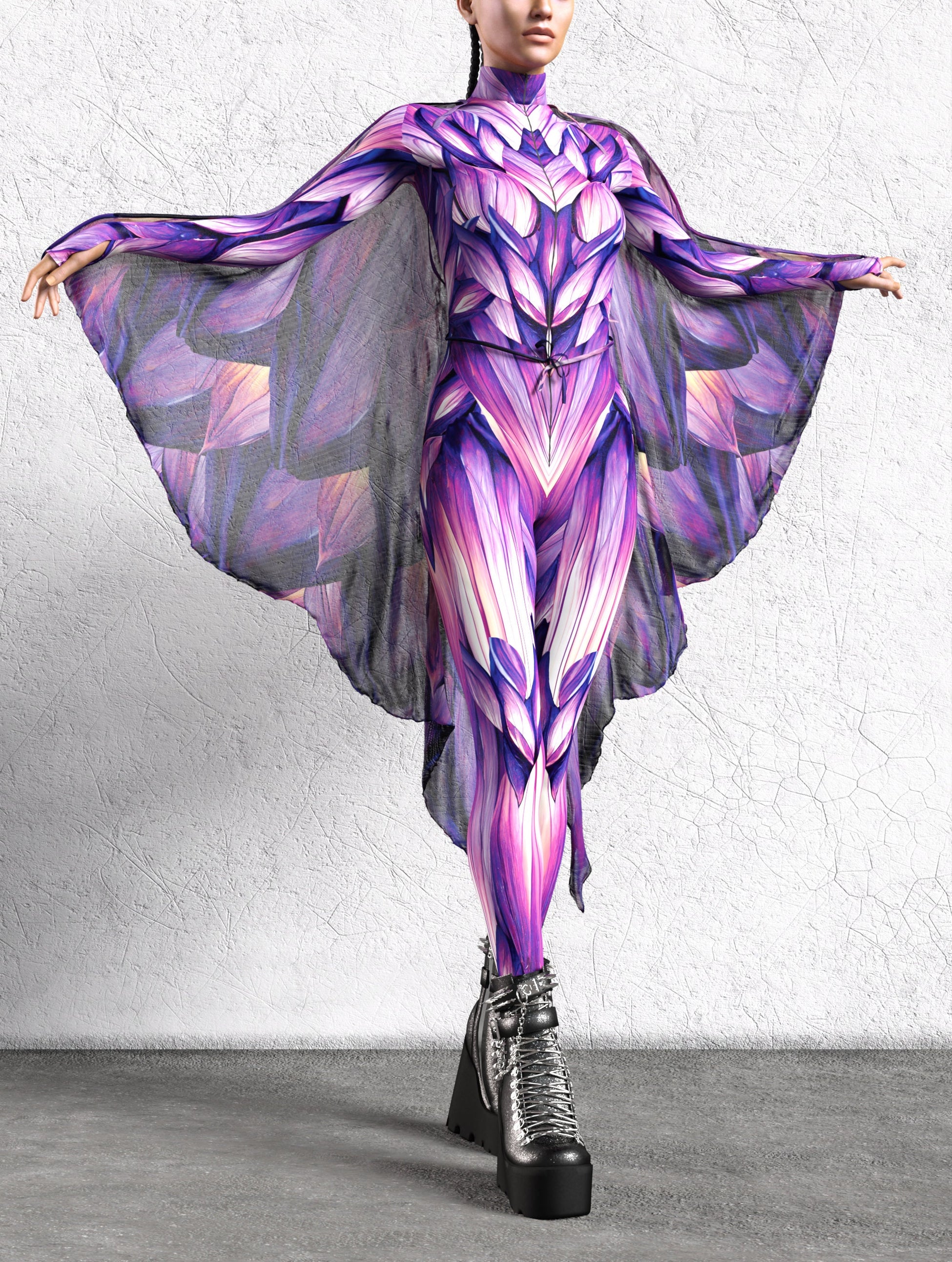 Orchid Mesh Wings 2