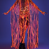 Lava Burst Mesh Rave Wings