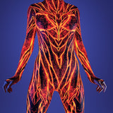 Lava Burst Mesh Rave Wings