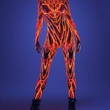 Lava Burst Mesh Rave Wings