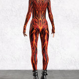 Lava Burst Mesh Rave Wings