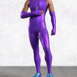 Luxe Violet Male Sleeveless Costume
