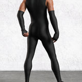 Just Black Male Sleeveless Costume