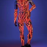 Lava Burst Male Sleeveless Costume