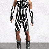 BuzzSaw Male Back Zip Romper
