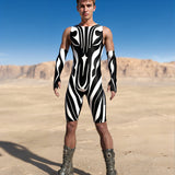 BuzzSaw Male Back Zip Romper