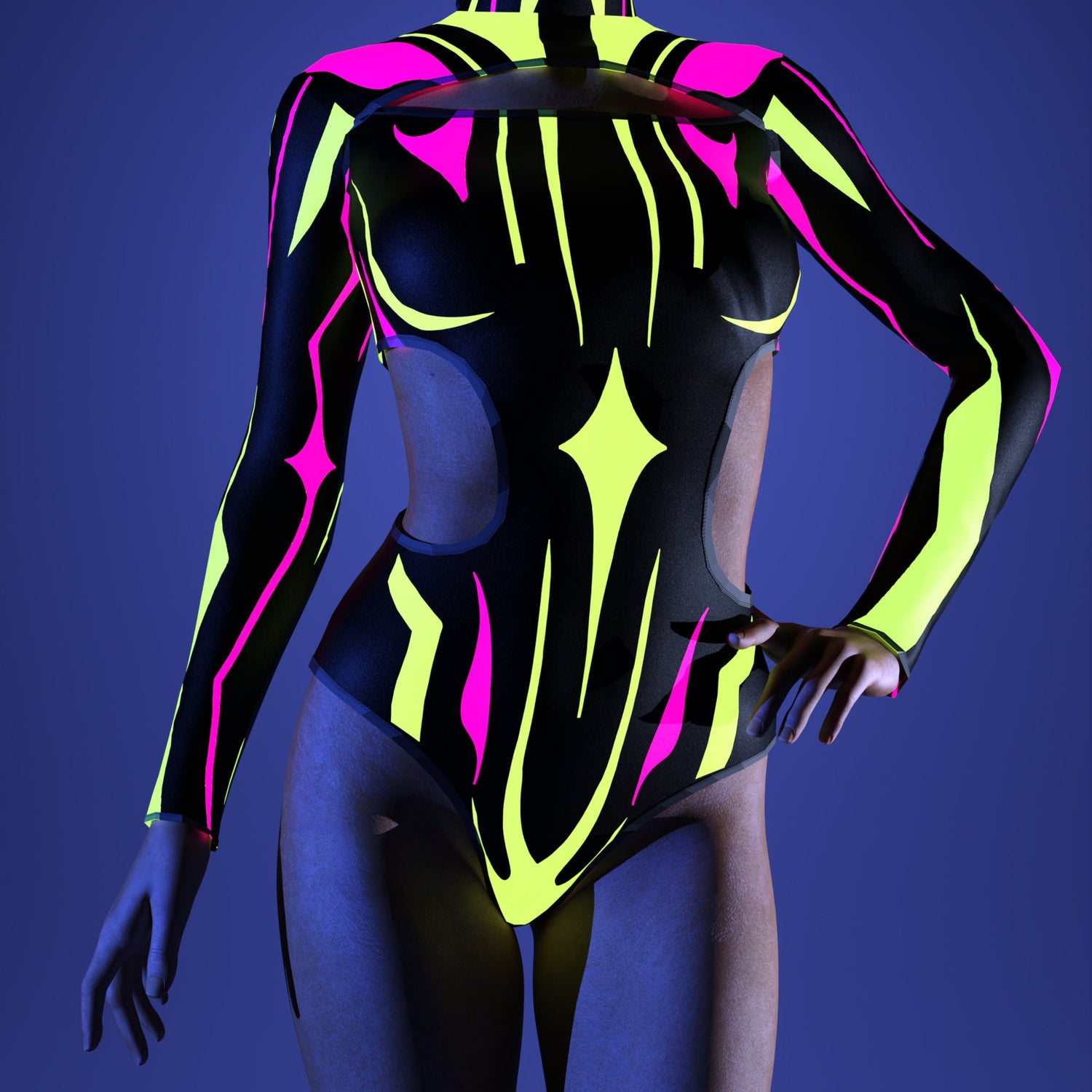 BuzzSaw Hybrid Side-Cutout Leotard 7