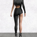 Just Black Asymmetrical Costume