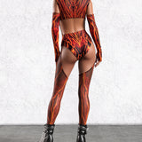 Lava Burst Chaps Wings Set