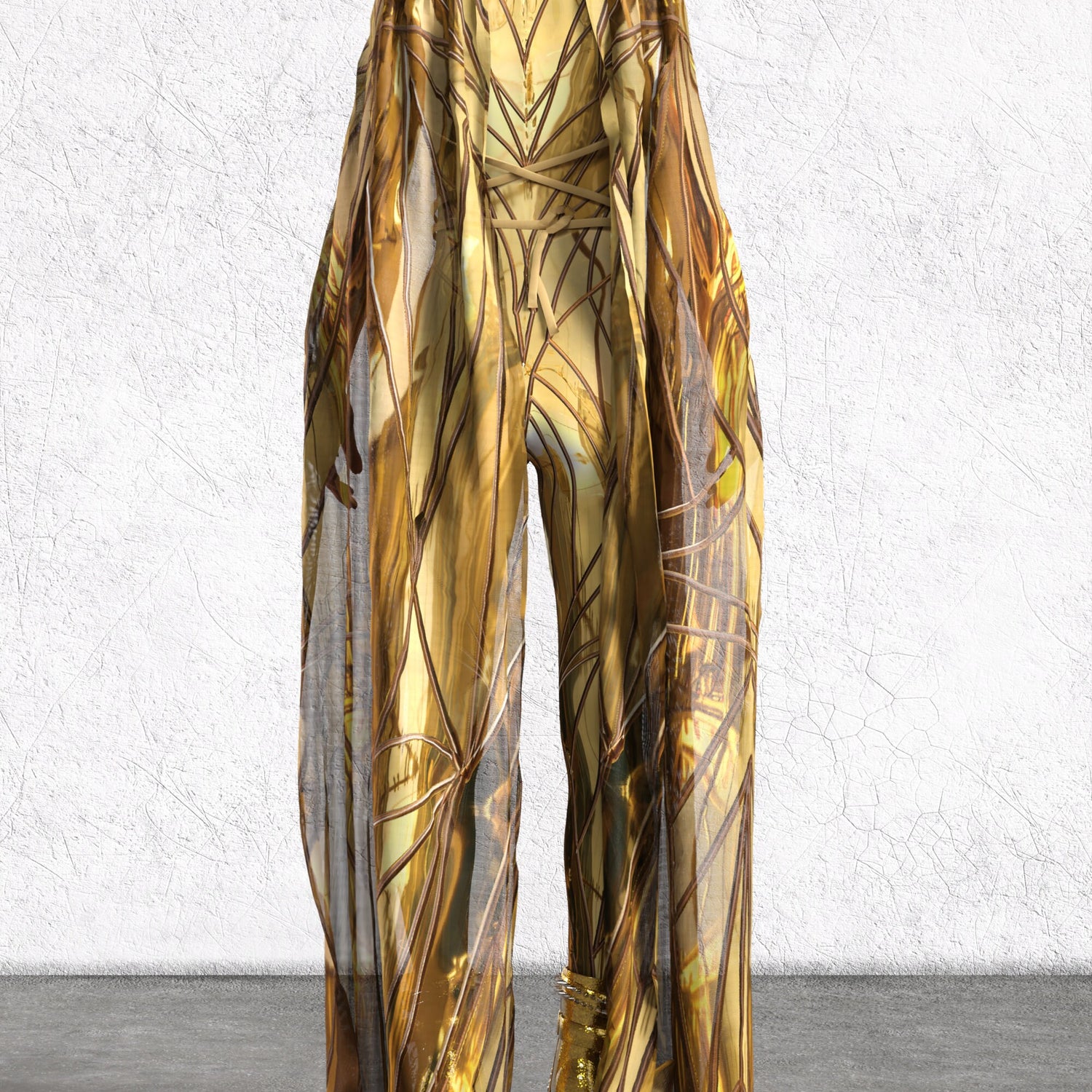 Solidus Gold Mesh Wings 7