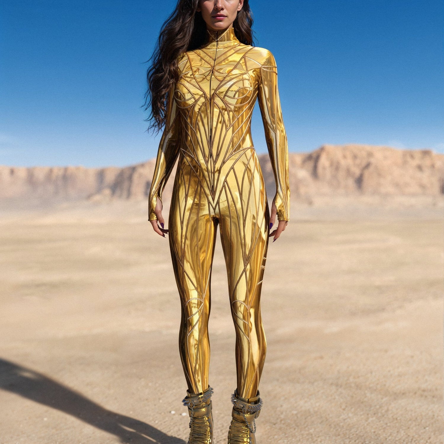 Solidus Gold Mesh Wings Festival
