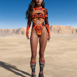 Firestorm Open-Heart Leotard