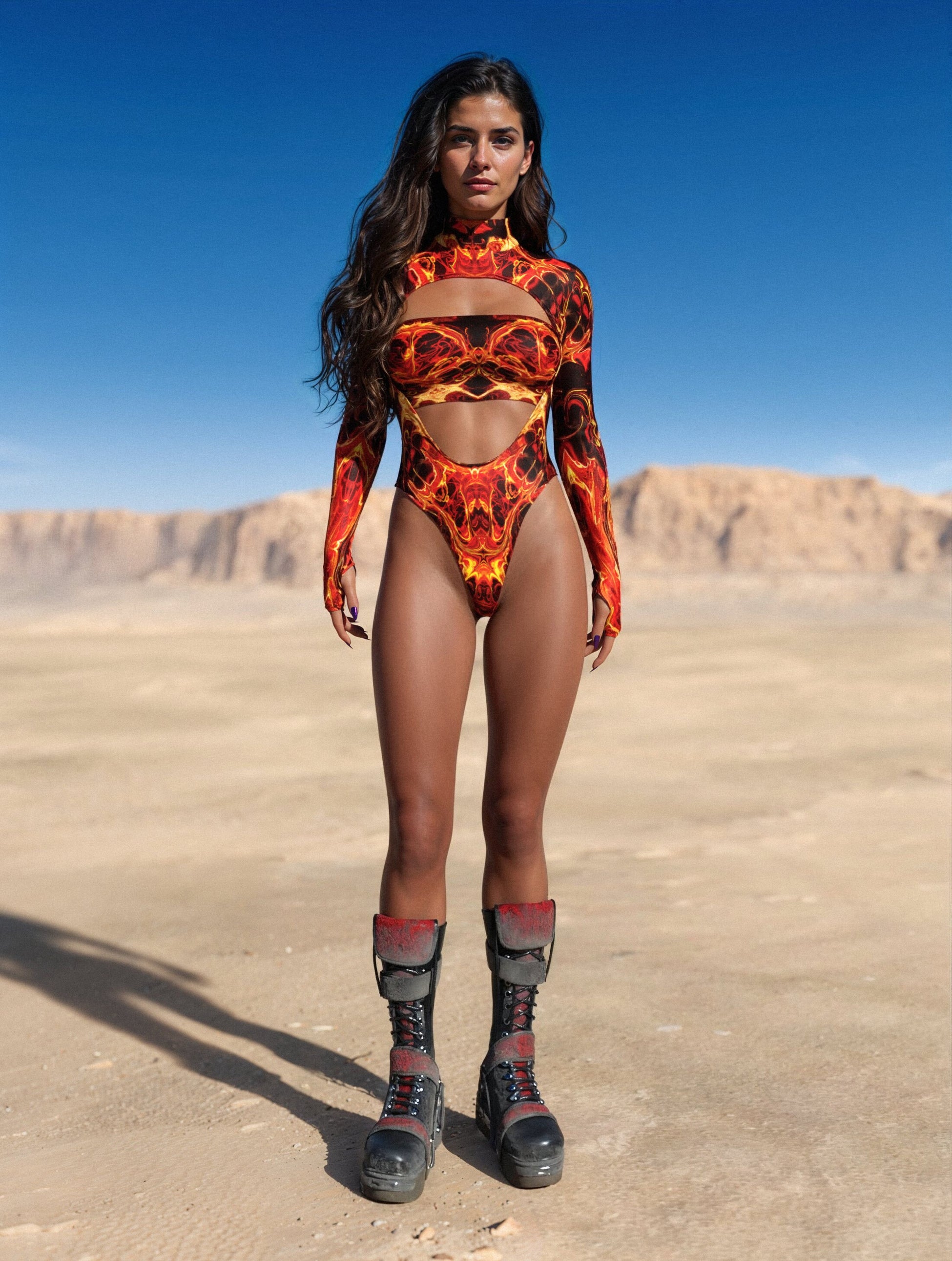 Firestorm Open-Heart Leotard 2