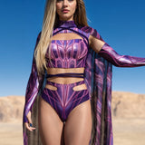 Soaring Alchemy Pink Cutout Rave Set