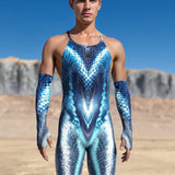 Blue Lagoon Male Crossed Jumpsuit