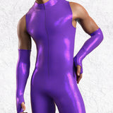 Luxe Violet Male Sleeveless Costume
