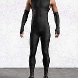 Just Black Male Sleeveless Costume