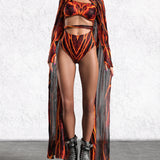 Lava Burst Chaps Wings Set