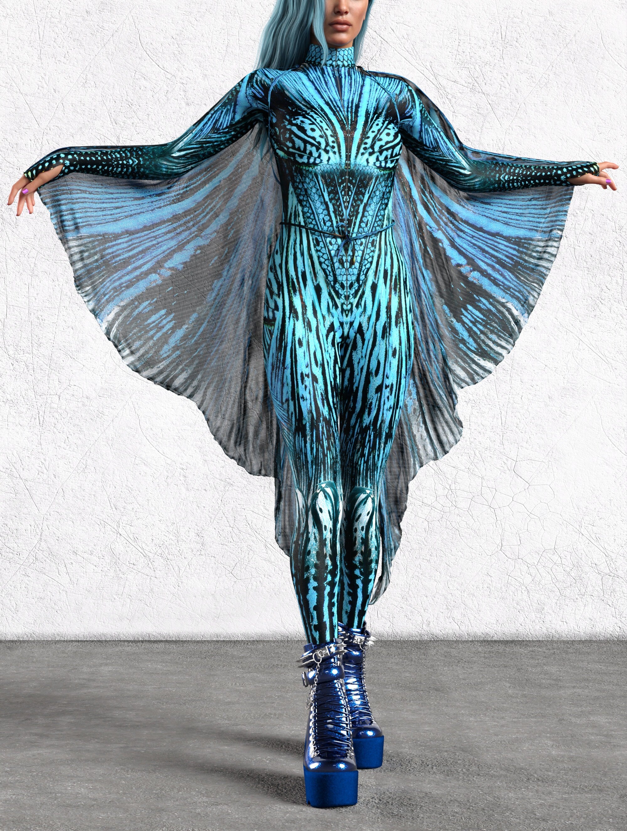 Blue Hypnotic Costume Candy Catz blue-hypnotic-costume-candy-catz